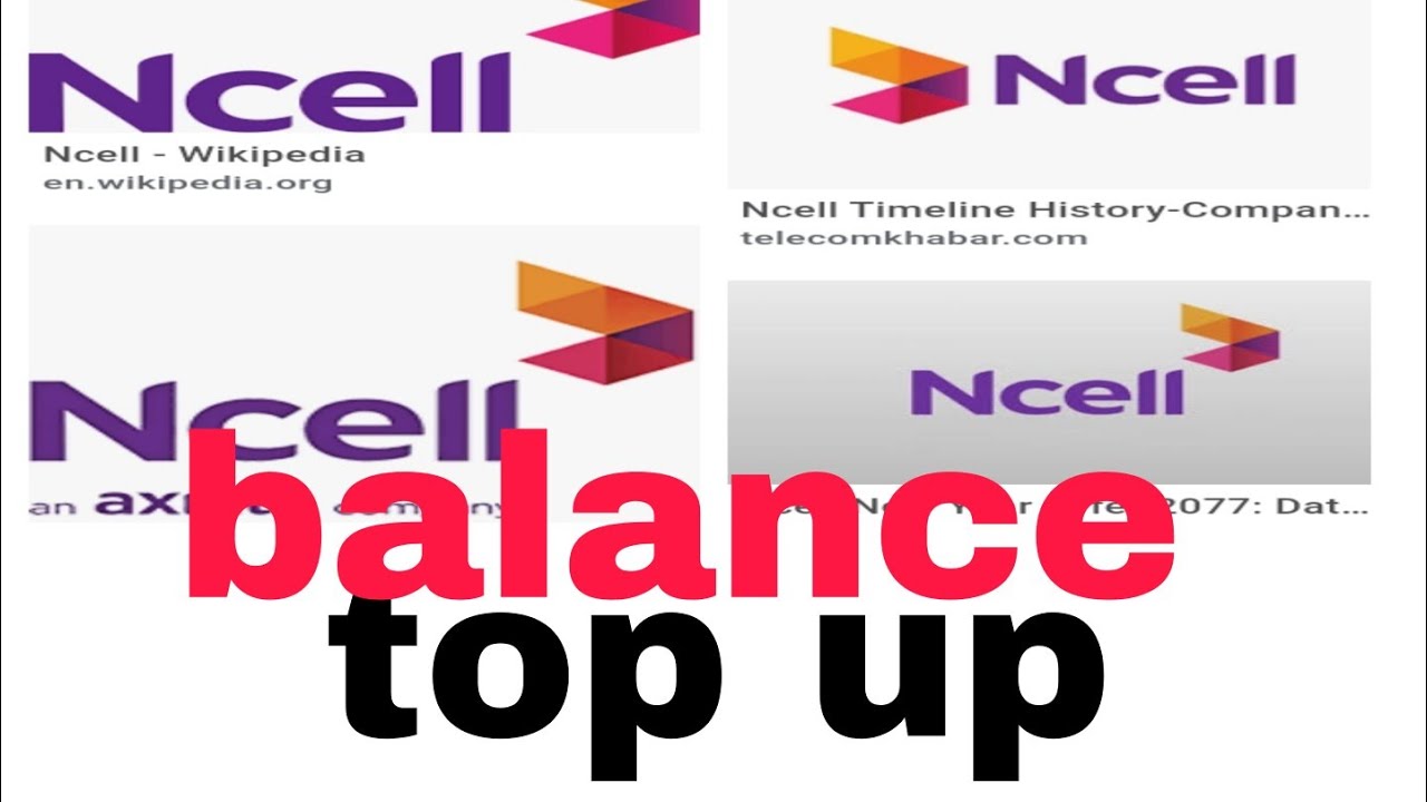 Ncell nepal balance top up