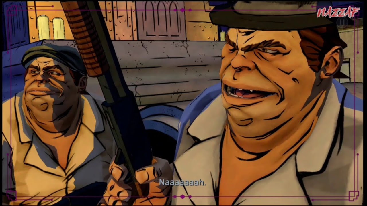 Tweedle brothers interupting Lilly's funeral scene [ The Wolf Among Us ep-3 A Crooked Mile ]