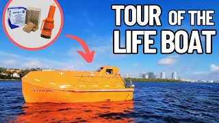 WHAT'S INSIDE A LIFEBOAT? | LIFEBOAT TOUR | ABANDON SHIP