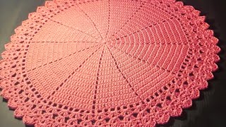 tuto comment crocheter un napperon facile rapide