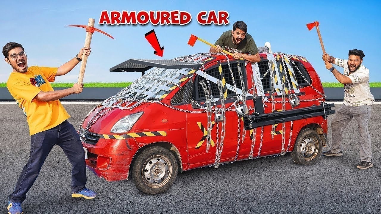 Break The Armoured Car Challenge & Win ₹100000   इस बख्तरबंद गाड़ी को तोड़ो और जीतो एक लाख