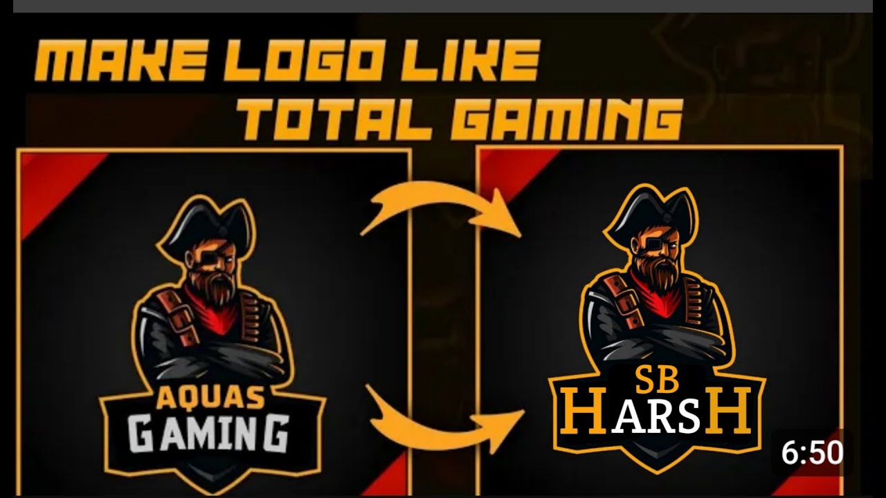 How to logo like total gaming || Android make logo like total gaming