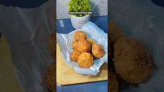 Crispy Fried Cheesy Pizza Balls 🍕🧀 | Ultimate SnackRecipe! #Foodie #Snacks #CheeseLovers #ytshorts