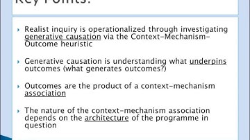 The "Context + Mechanism" Association: a Key Heuristic in Realist Evaluation