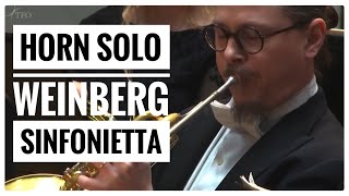 Weinberg’s Sinfonietta, Horn Solo
