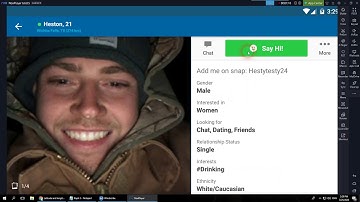 Skout Auto chat in NOX player with macro recorder.
