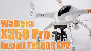 Walkera Part QR-X350-Z-20 Video transmitter TX5803 for X350/X350 PRO Quadcopter
