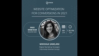 Qureos Webinar: Website Optimization for Conversions in 2021