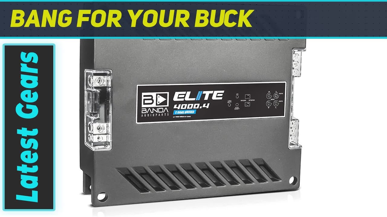 BANDA 4-Channel Vehicle Audio Bass Amplifier: Unleash the Power of