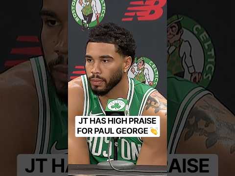 Jayson Tatum says he’s from a generation that grew up watching Paul George play