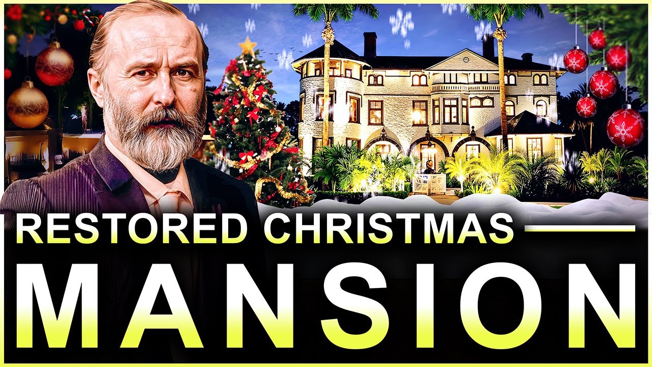 Why Florida Saved America's Most Opulent Christmas Mansion: The Stetson Mansion