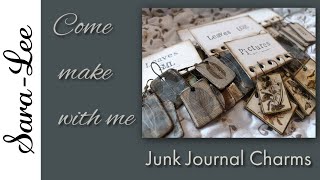 How to Make Junk Journal Charms + Digital Pack Reveal