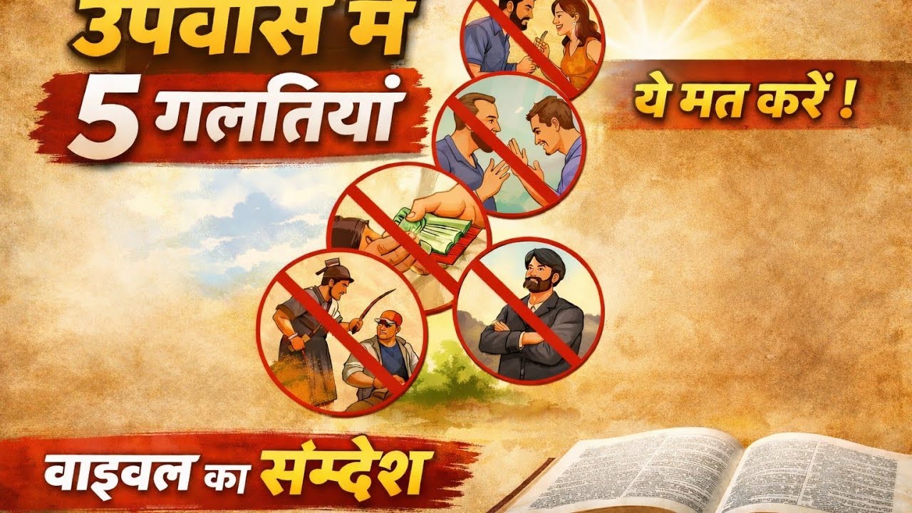 Five Mistakes in fasting | उपवास में पांच गलतियां | Brother Raj Massey |