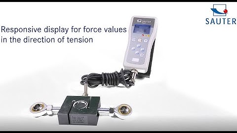 Video del misuratore di forza SAUTER FL-M