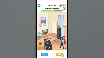 Annoying Puzzle Game - Level 32 - Catch thieves.