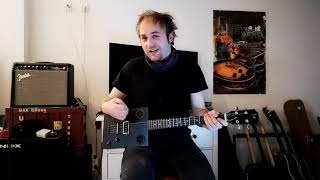 Play video: Soundcheck and review James Nelligan Hogscoal Cigarbox guitar