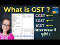 GST in Tally Prime | CGST, SGST, IGST,  Purchase &amp; Sale Entry in Tally | GST in Hindi | GST