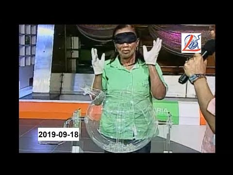 Sorteo de la noche del 18 de Septiembre del 2019 (Lotería Nacional Dominicana, Nacional Noche) loterias cef