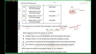 Chem-Chemical Energetics Worksheet