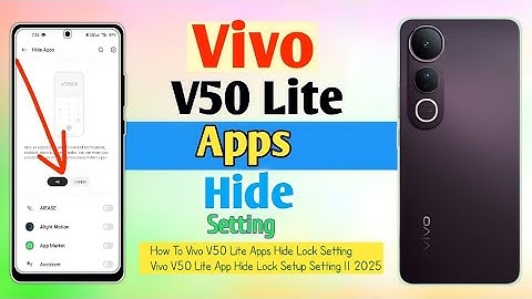 How To Vivo V50 Lite Apps Hide Lock Setting/Vivo V50 Lite App Hide Lock Setup Setting || 2025