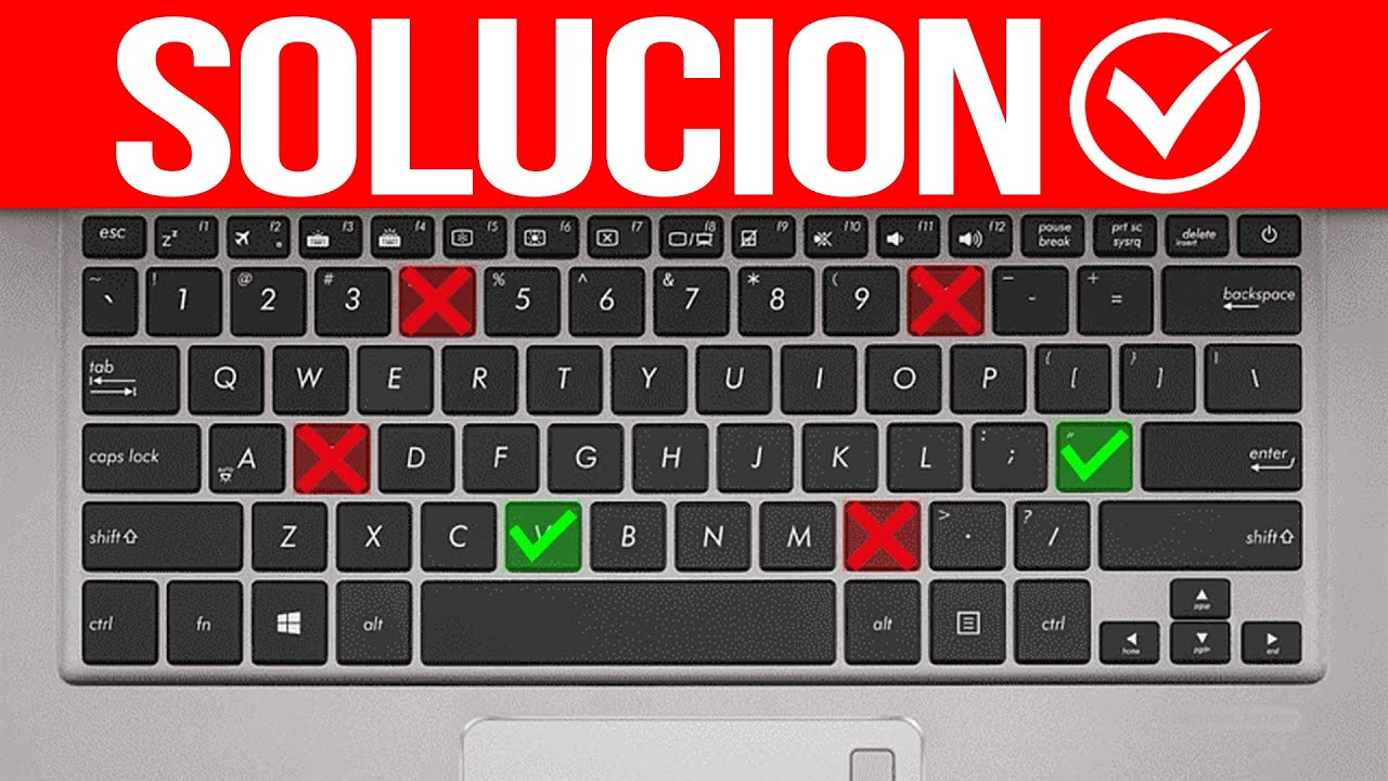 No Funcionan Algunas Teclas De Mi Teclado (2024) SOLUCIÓN YouTube