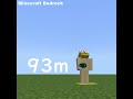 【マイクラ統合版】エンダーパールで100mテレポートする天才的な発想 #shorts