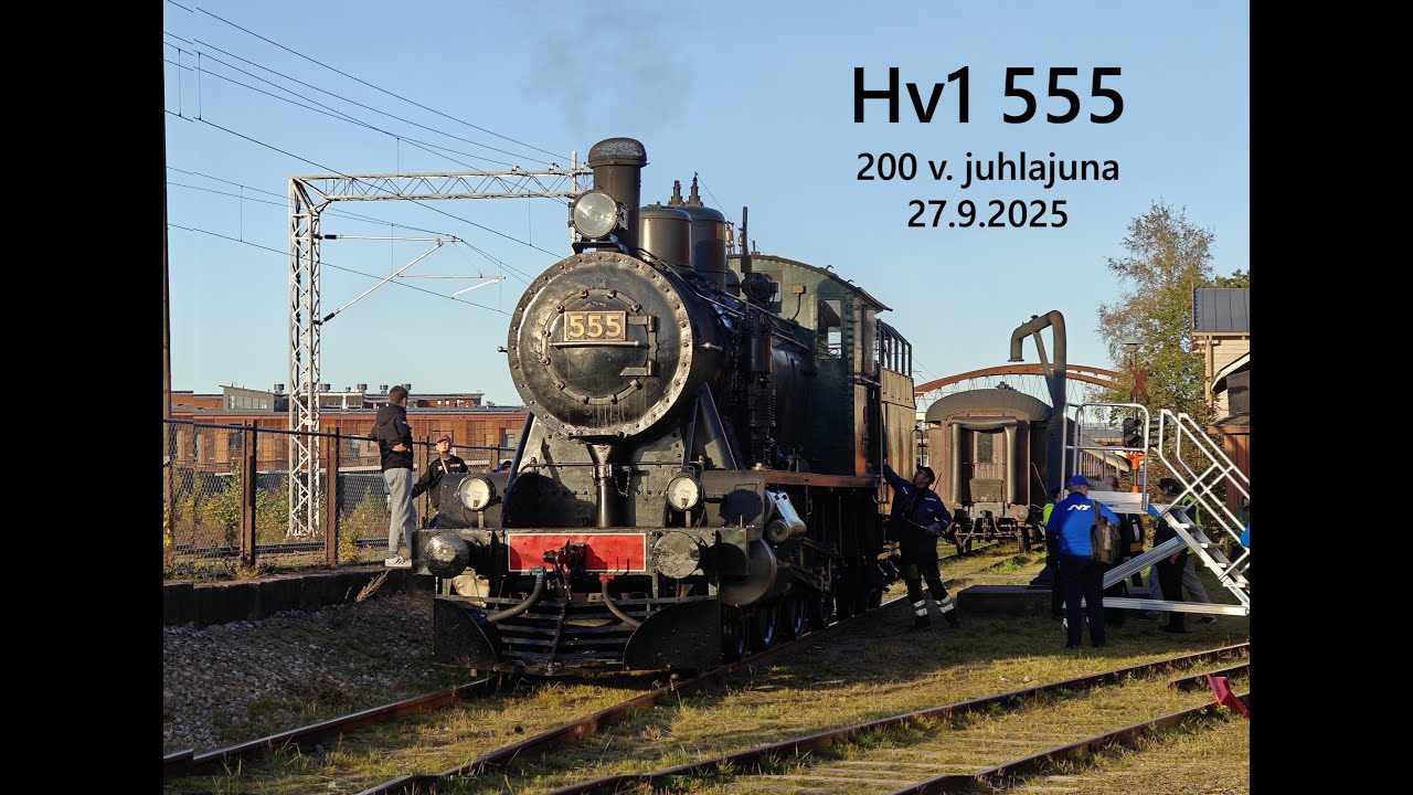Hv1 555 (Prinsessa) -juhlajuna 27.9.2025 - Mahtavat lähtöpuuskutukset!