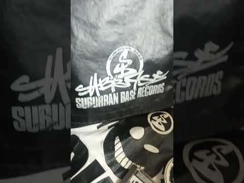 Surburban Base overload T shirt Record bag flyer CD and vinyl