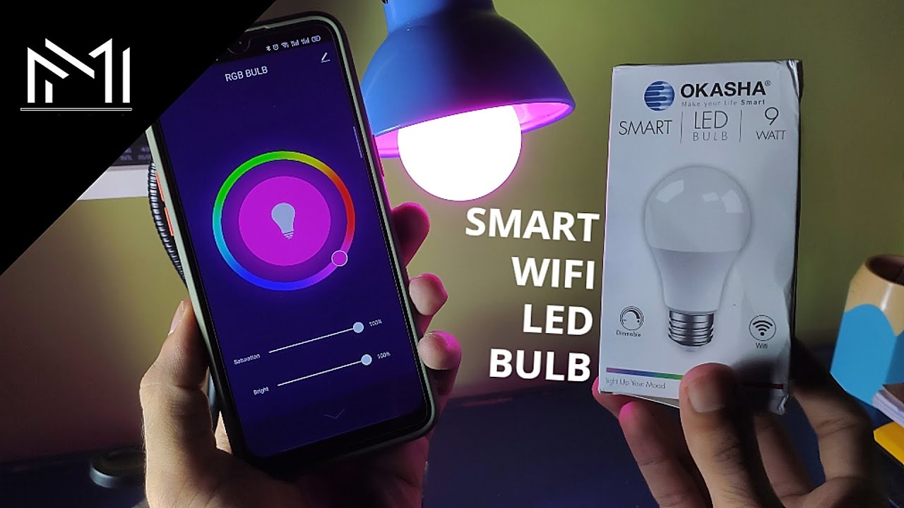 Okasha Smart Wifi LED Bulb Setup & Review !! - YouTube