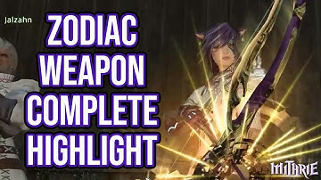 FFXIV 2.55 0577 Stream Highlight: Zodiac Weapon Complete