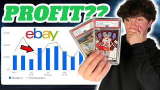 HOW MUCH I MADE SELLING SPORTS CARDS ON EBAY!!… (Full Analytics)