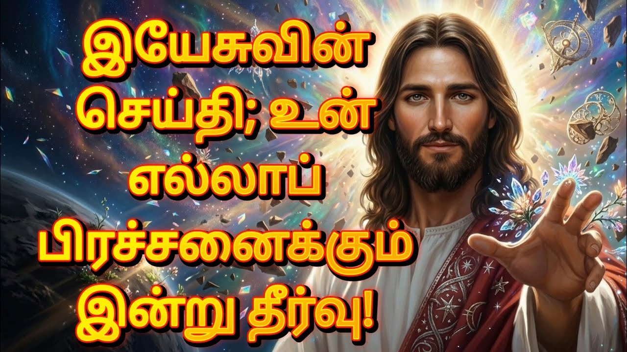 இயேசுவின் செய்தி; உன் எல்லாப் பிரச்சனைக்கும் இன்று தீர்வு! | God’s Promise | Jesus Message தமிழ்