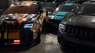 2 HELLCATS & 2 TRACKHAWKS TERRORIZE DOWNTOWN ATLANTA