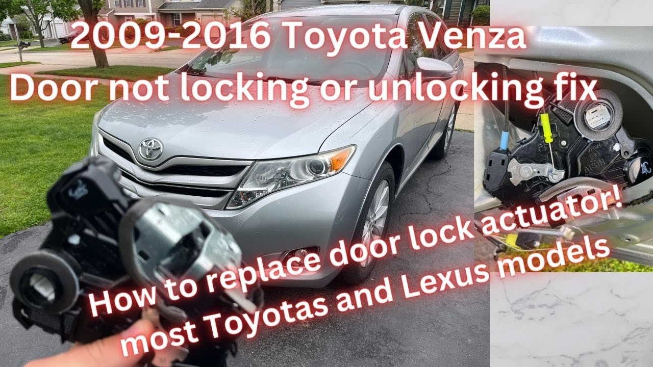 How to fix Toyota door lock not locking or unlocking, how to replace