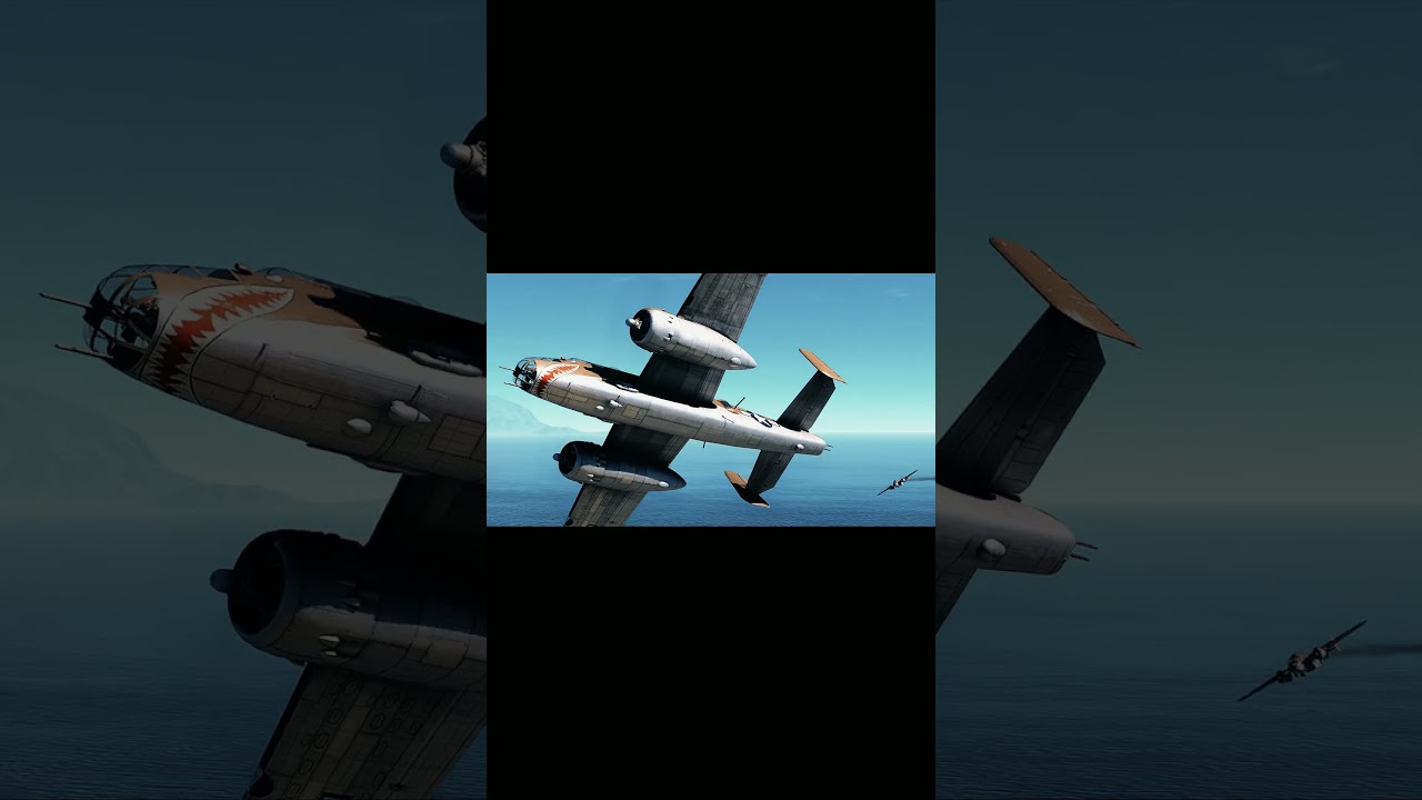 Warthunder-2 対潜哨戒中の日振型海防艦3番艦「昭南」を米軍B-25編隊が強襲 U.S. B-25 Attacks the Hiburi-class Escort Ship Shonan