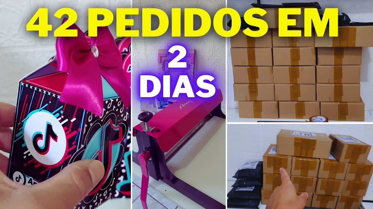 Rotina de Encomenda Muitos Pedidos Cortado na Maquina Corte e Vinco |    Papelaria Personalizada