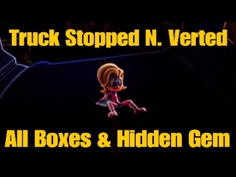 Crash Bandicoot 4 -  Inverted Truck Stopped ALL BOXES, Hidden gem N. Sanely Perfect Relic, N.Verted