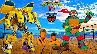 БАМБЛБИ VS РАФ! ЧЕРЕПАШКИ НИНДЗЯ против ТРАНСФОРМЕРОВ! BumbleBee Transformers 6 (2018) БАМБЛБИ VS РАФ! ЧЕРЕПАШКИ НИНДЗЯ против ТРАНСФОРМЕРОВ! BumbleBee Transformers 6 (2018)