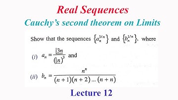 JEE Delight | Sequences (Real Analysis) | Lecture 12 | Cauchy