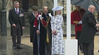 Prince Edward and Sophie, Duchess of Edinburgh, arrive for coronation | AFP