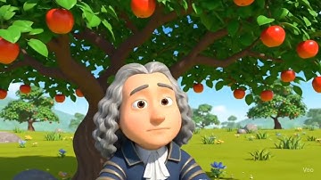 Isaac Newton Discover Gravity? Apple Tree or what if a Coconut tree? Funny Kids video 