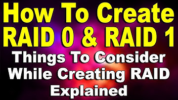 How To Create RAID 0 & RAID 1? (Hindi) | Kshitij Kumar