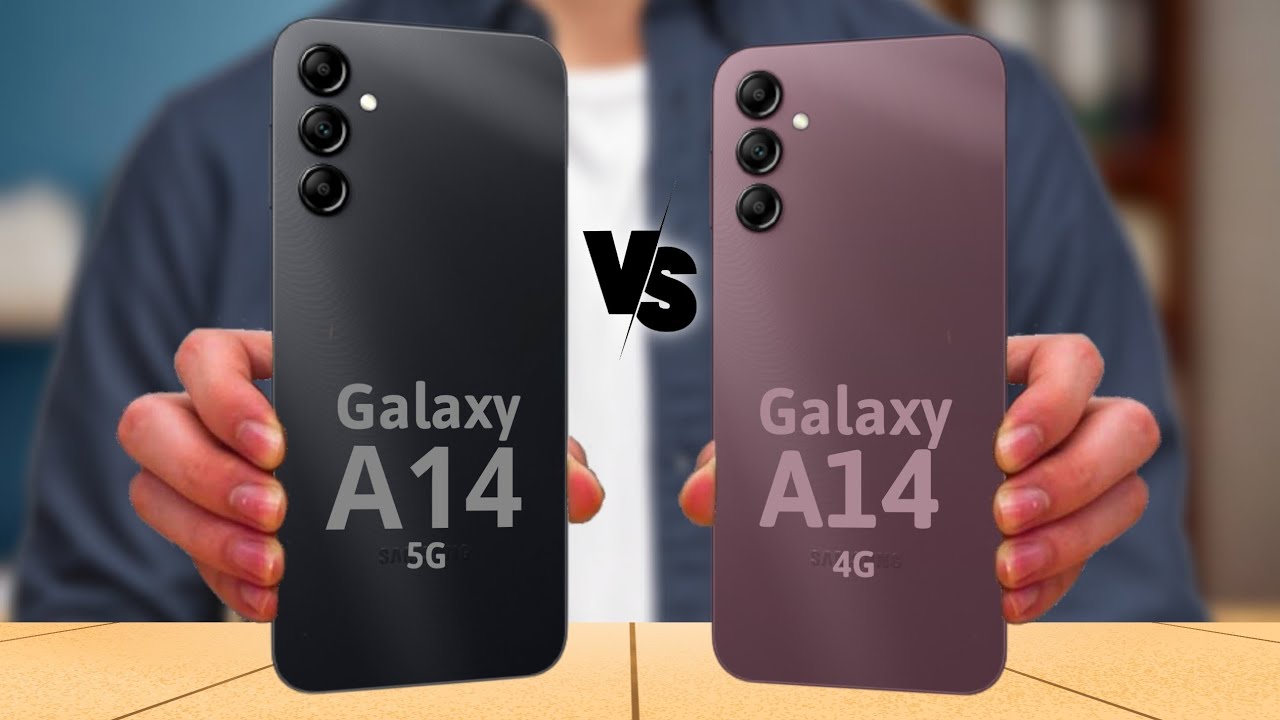 Samsung Galaxy A14 5G vs Samsung Galaxy A14 (4G) YouTube