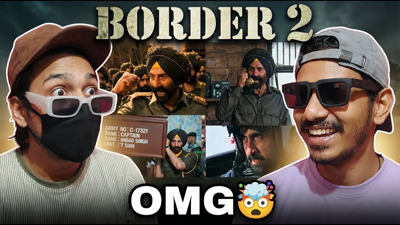SUNNY DEOL + VARUN + DILJIT? 🔥 Border 2 Official Trailer Reaction | Tripper & Rex