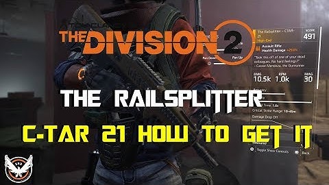 The Division 2 | Railsplitter Named Weapon | How To Get It