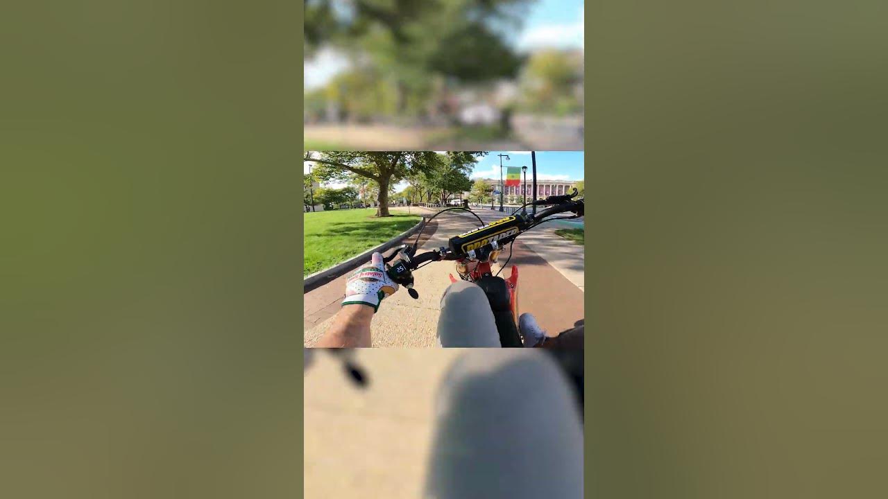 wheelies on sidewalk surron razor wheelies YouTube