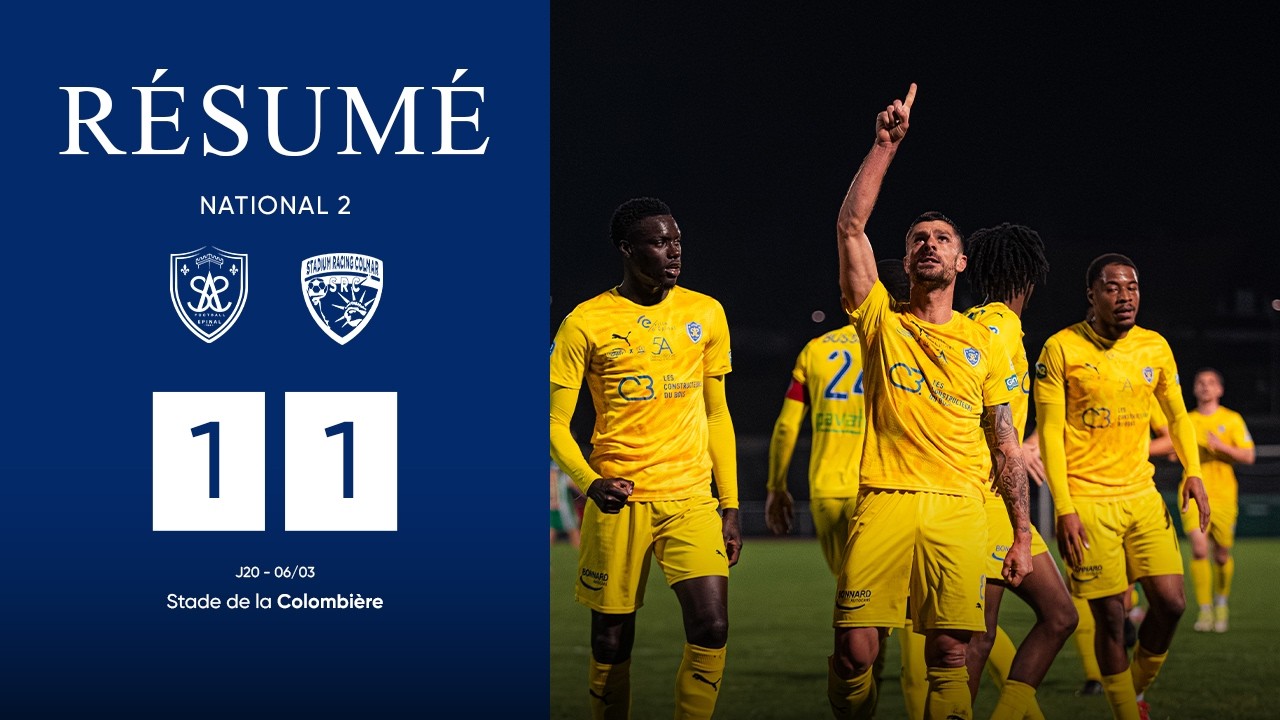 ⚽ Résumé | National 2 - J20 : SAS x SRC (1-1)