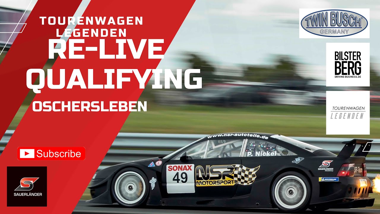 RE-LIVE | DMV Goodyear Racing Days | Motorsport Arena Oschersleben | Qualifying TOURENWAGEN LEGENDEN