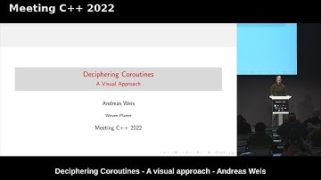 Deciphering Coroutines - a visual approach - Andreas Weis - Meeting C++ 2022
