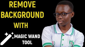How to REMOVE Background in Photoshop Using Magic Wand Tool